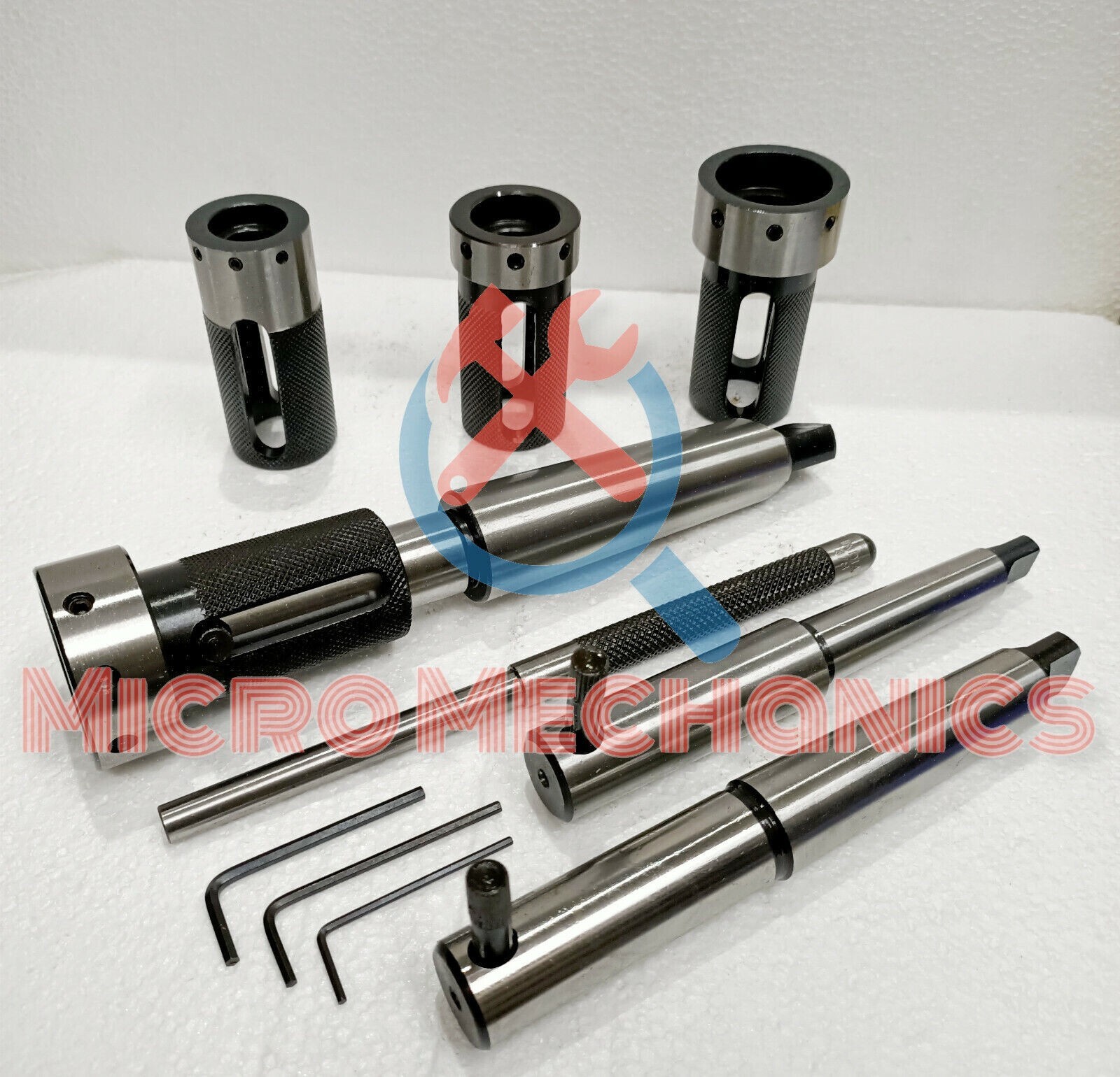 Lathe Tailstock Floating Die Holder Set – MT4 MT3 & MT2 Shank -For Imperial Dies