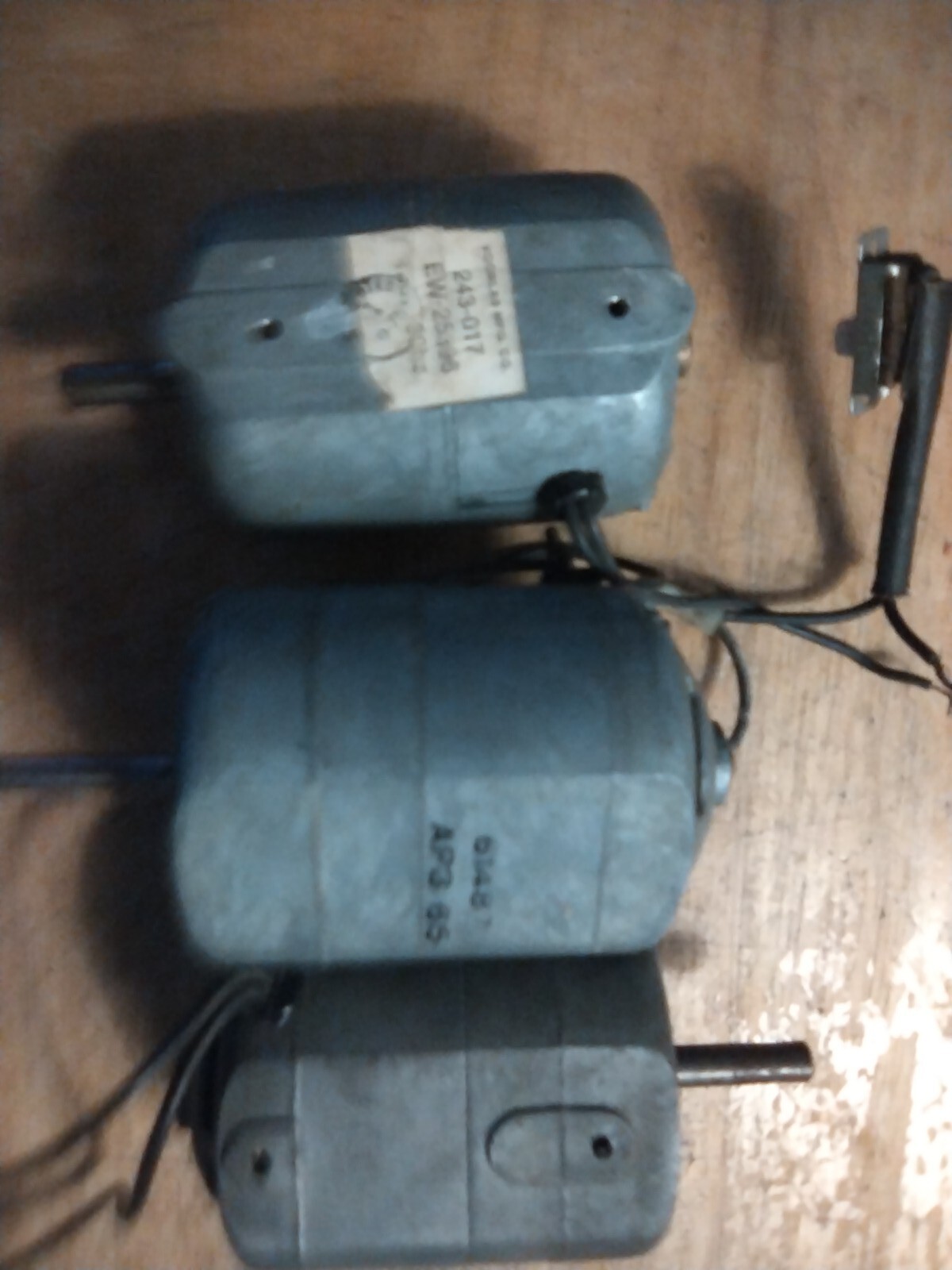 3 Vintage Electric Motor Sew Mach AC Mountable Multi Use Works, Mixed Models USA