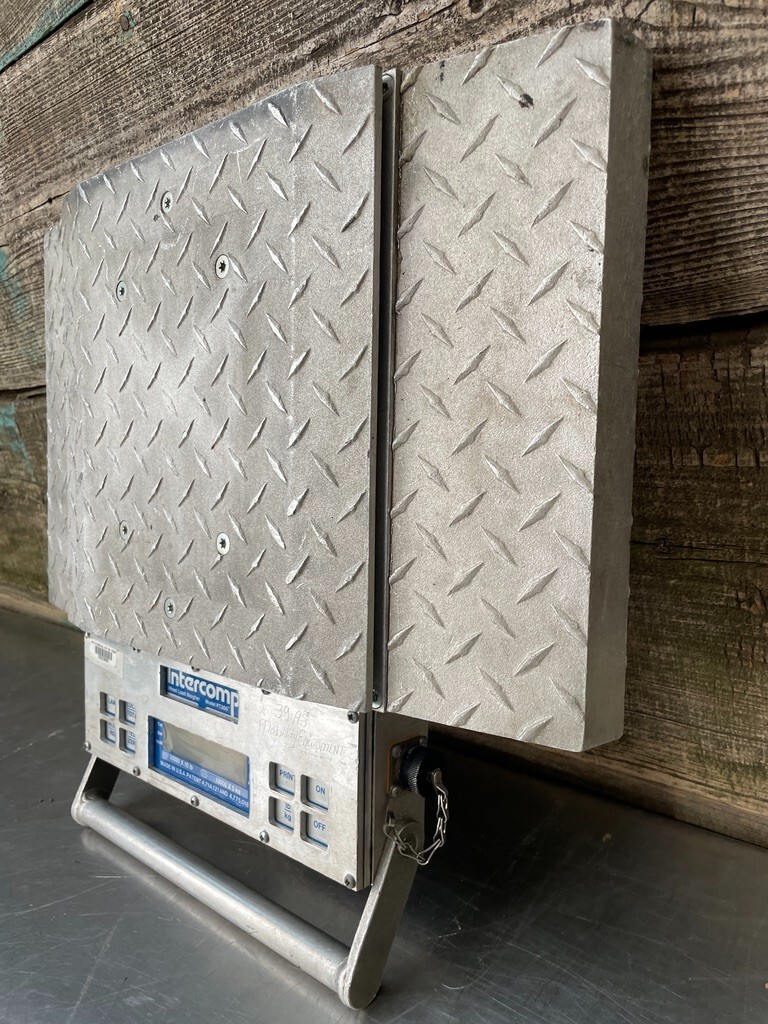 Intercomp PT300 Wheel Load 25,000 Portable Truck Scale *0L-0 Error*