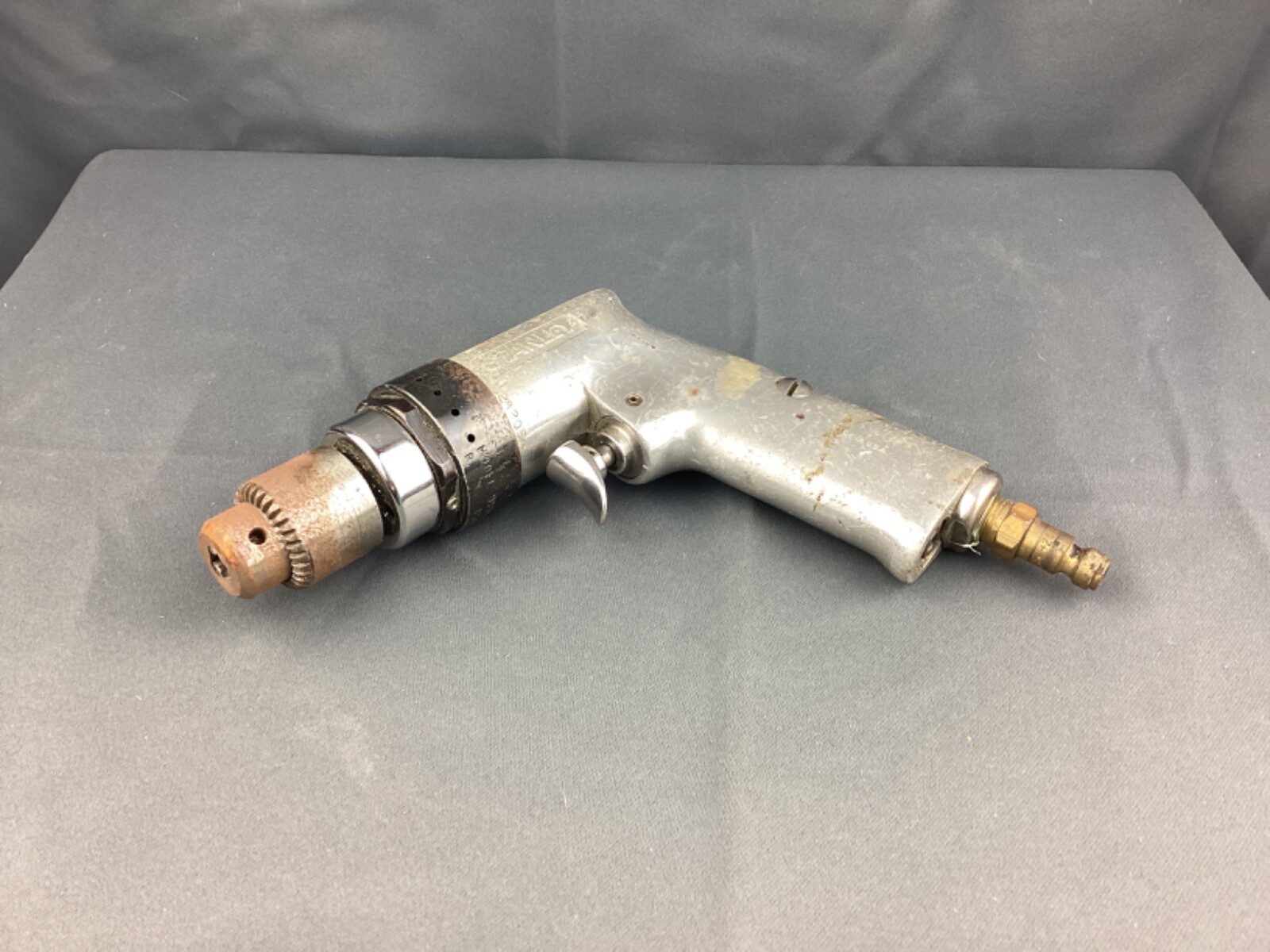 Vintage Stanley Model D30 P-45 rpm Air Pneumatic Drill Nutrunner 4500 rpm