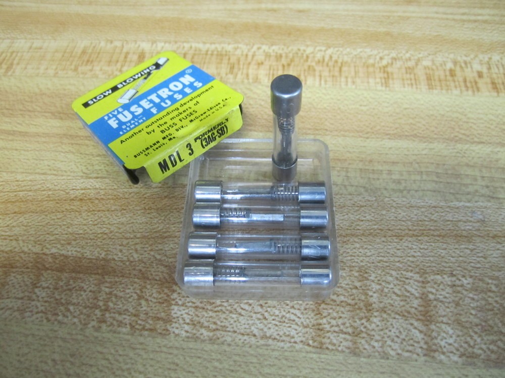 Buss MDL-3 Bussmann Fuse Cross Ref 4XH61 3AG-SB Spring Element (Pack of 60)