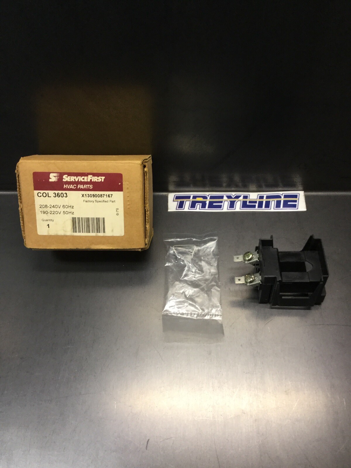 NEW, SERVICE FIRST, COL3603, COIL, 208-240V 60Hz, 190-220V 50Hz. (23B-4)
