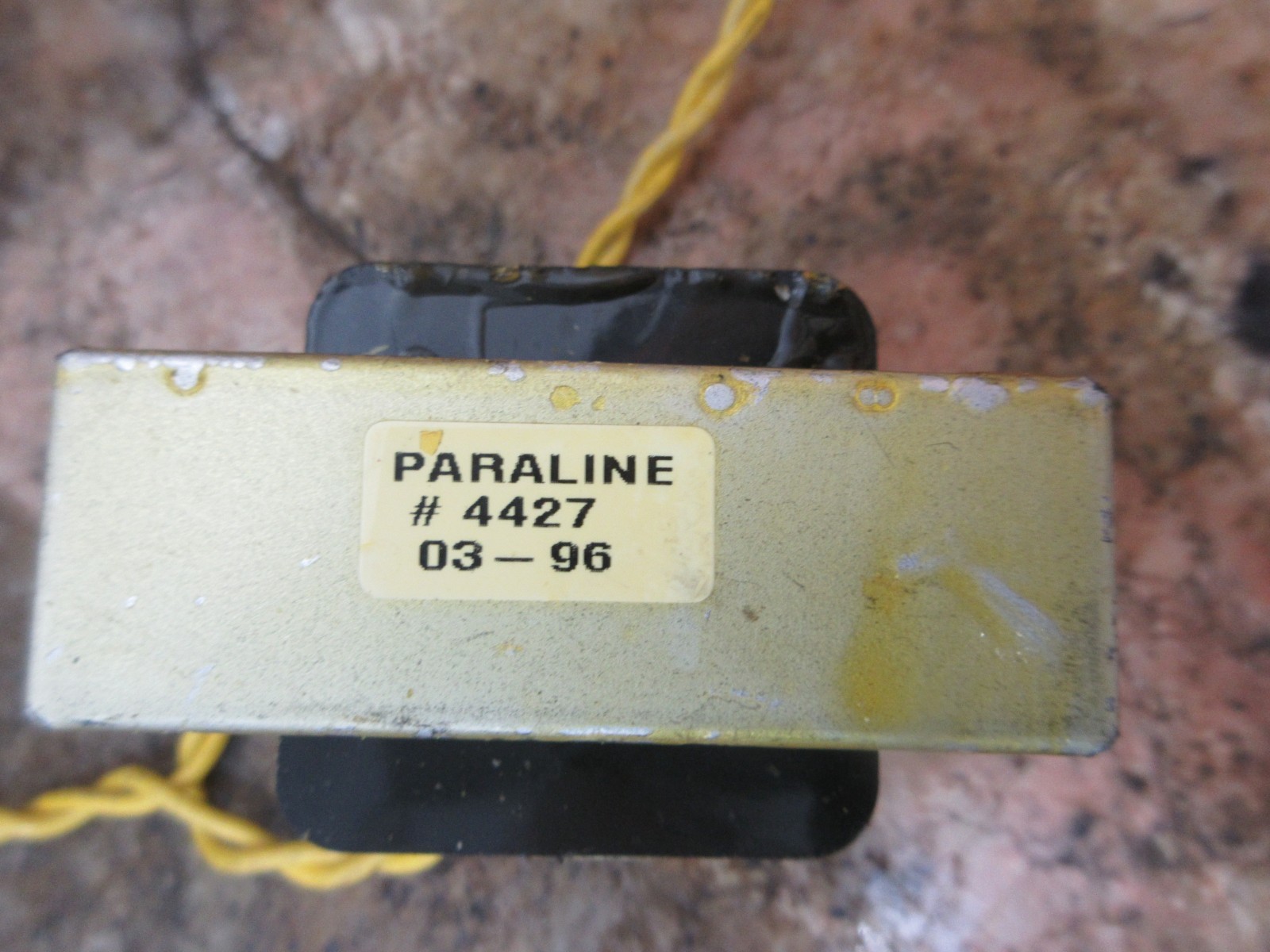 1996 HAAS VF-1 CNC VERTICAL MILL PARALINE # 4427 TRANSFORMER LOT OF 2 PIECES