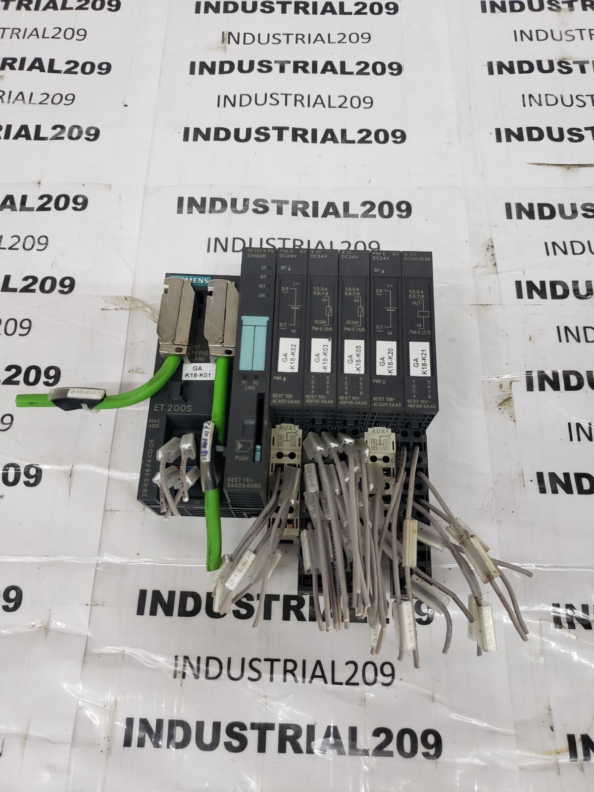 SIEMENS ET200S-6ES7-151-3AA23-0AB0 W/CARDS