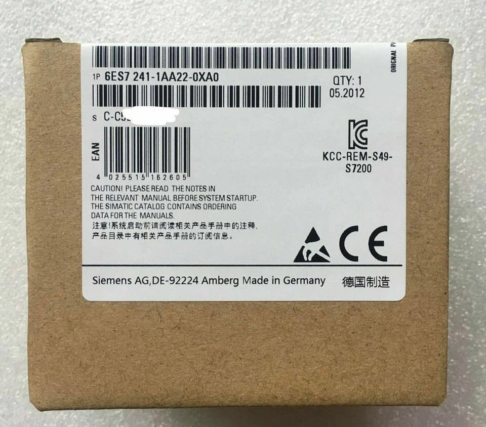 New Siemens 6ES7 241-1AA22-0XA0 Free Shipping New in Box New Factory Sealed PLC