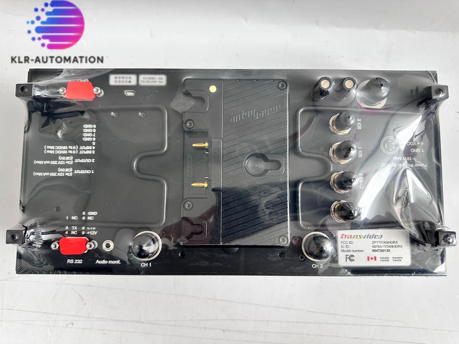 Transvideo Titan HD Rx Wireless Receiver Anton Bauer Mount
