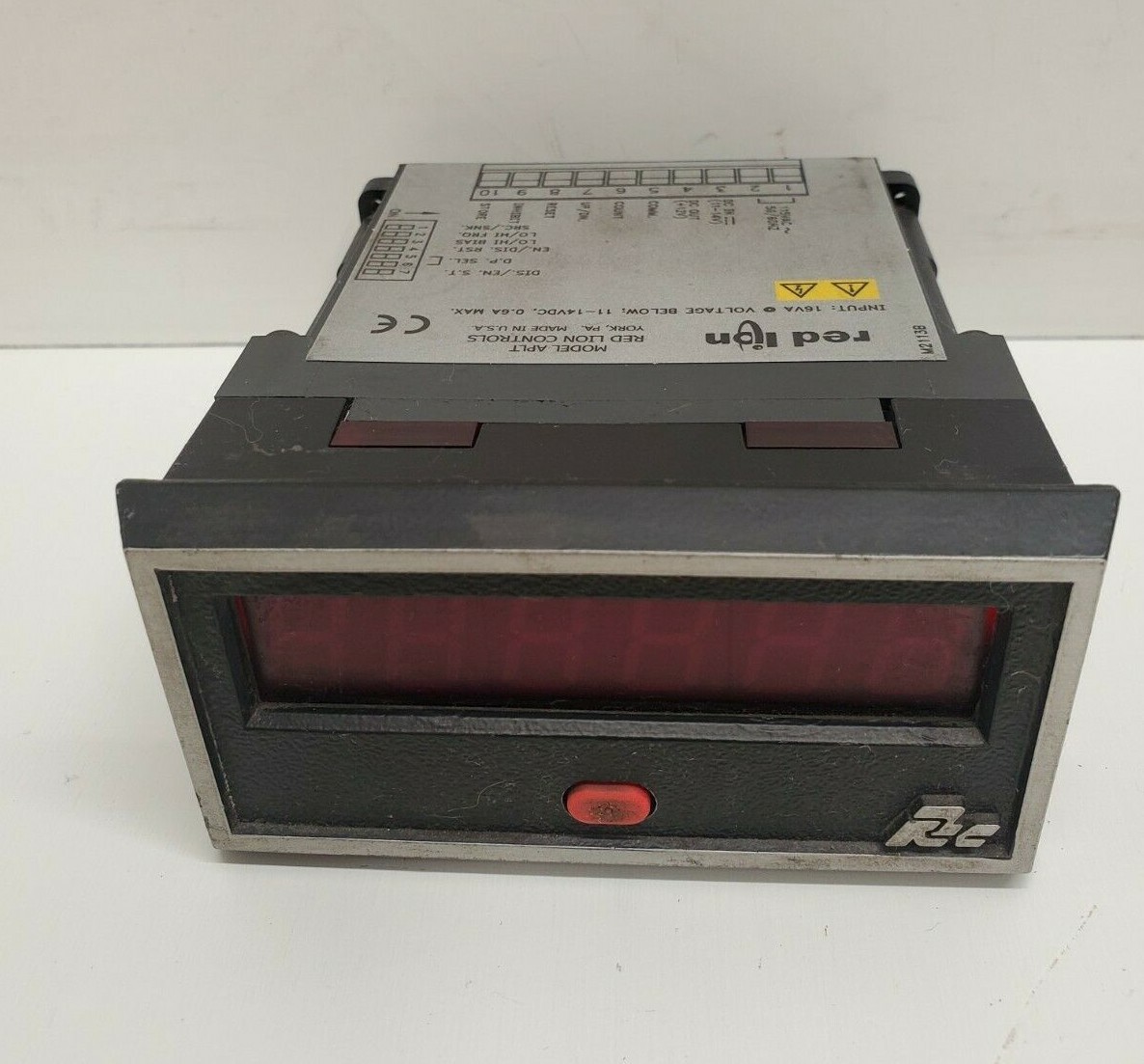 GUARANTEED! RED LION 115VAC DIGITAL COUNTER APLT0600