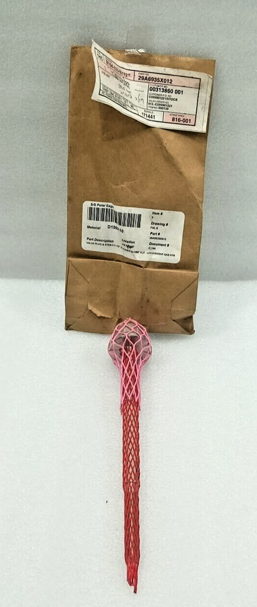 FISHER 29A6935X012 PLUG/STEM NEW FAST SHIPPING