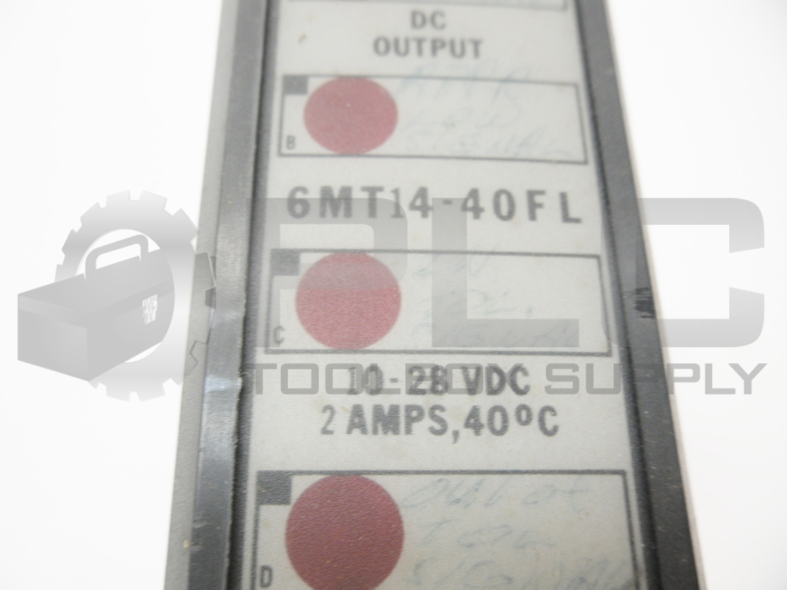LOT OF 5 TEXAS INSTRUMENTS 6MT14-40FL OUTPUT MODULE