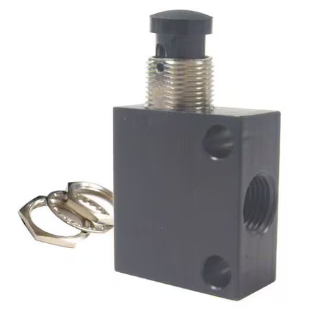 Pneumadyne C040105 Control Valve, 3-Way, 1/8 In Fnpt