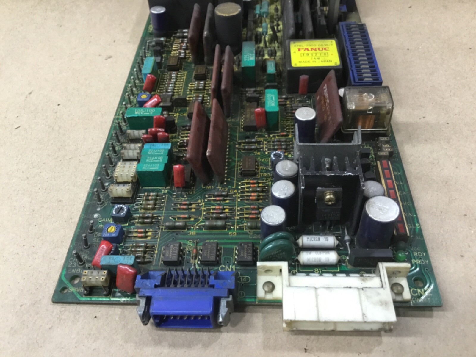 Lot Of 2 FANUC A20B-0009-0320 Velocity Control Board A350-0009-T322/03 #01Z46
