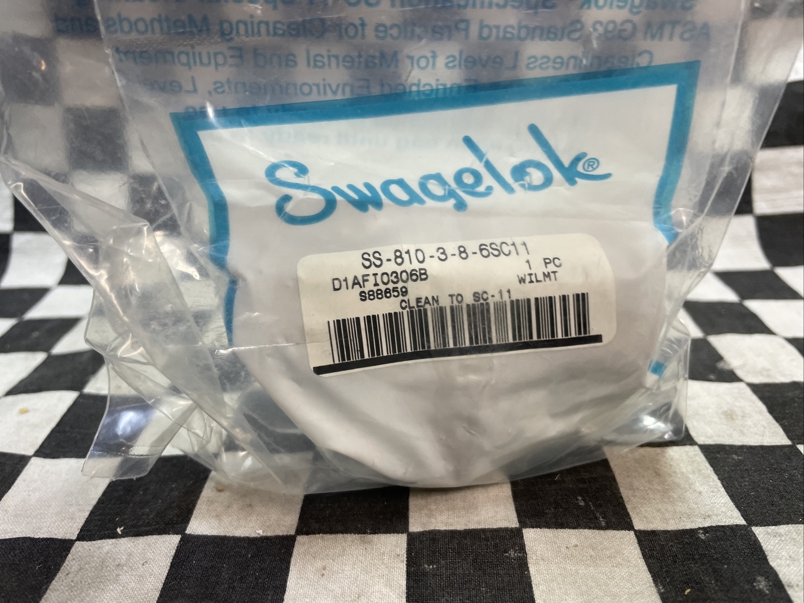 SWAGELOK SS-810-3-8-6SC11, Tube Reducing Union Tee 1/2″ X 3/8″, #1178E15