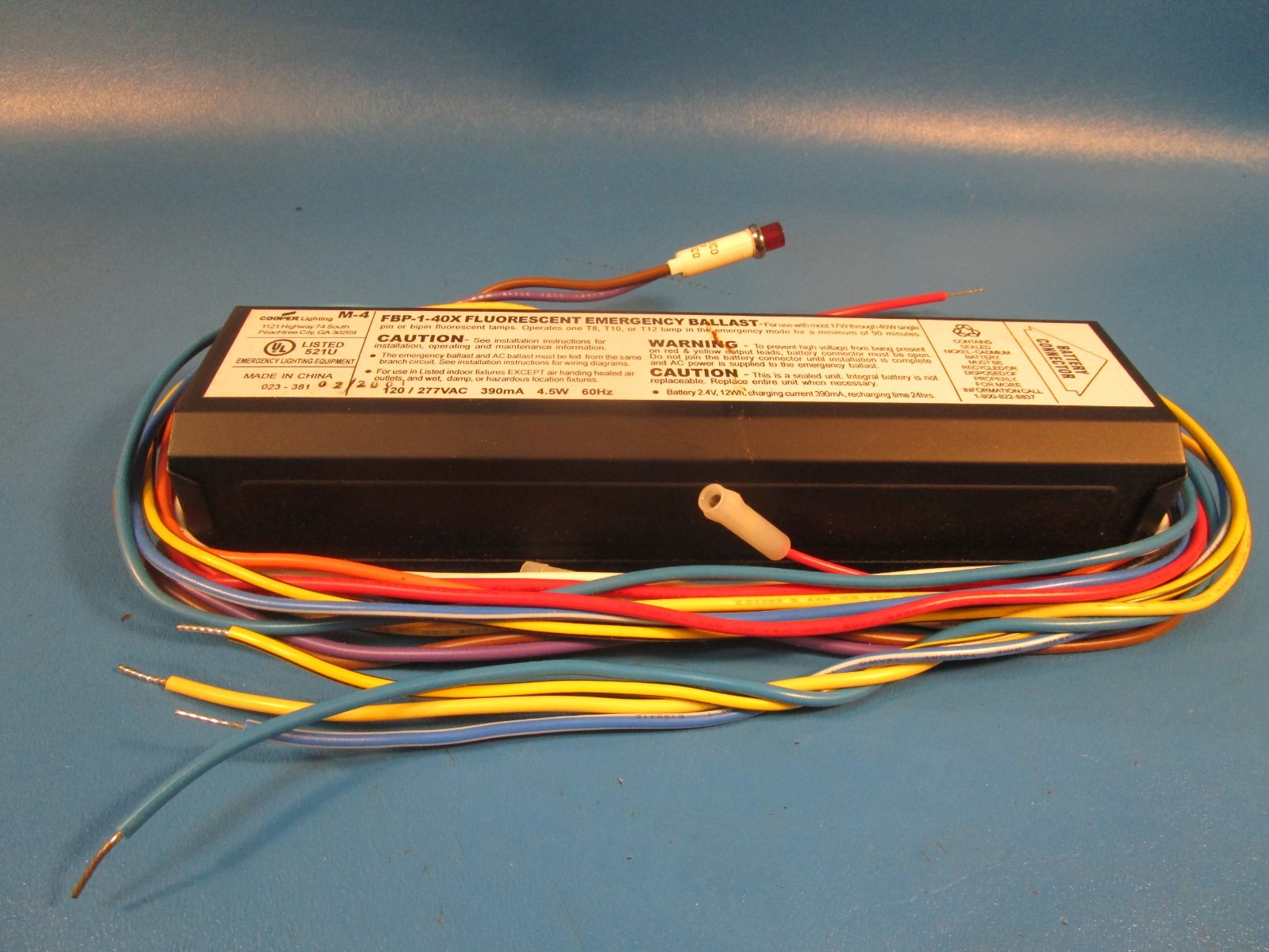 Cooper FBP140X SURE-LITES Fluorescent Emergency Ballast (845)