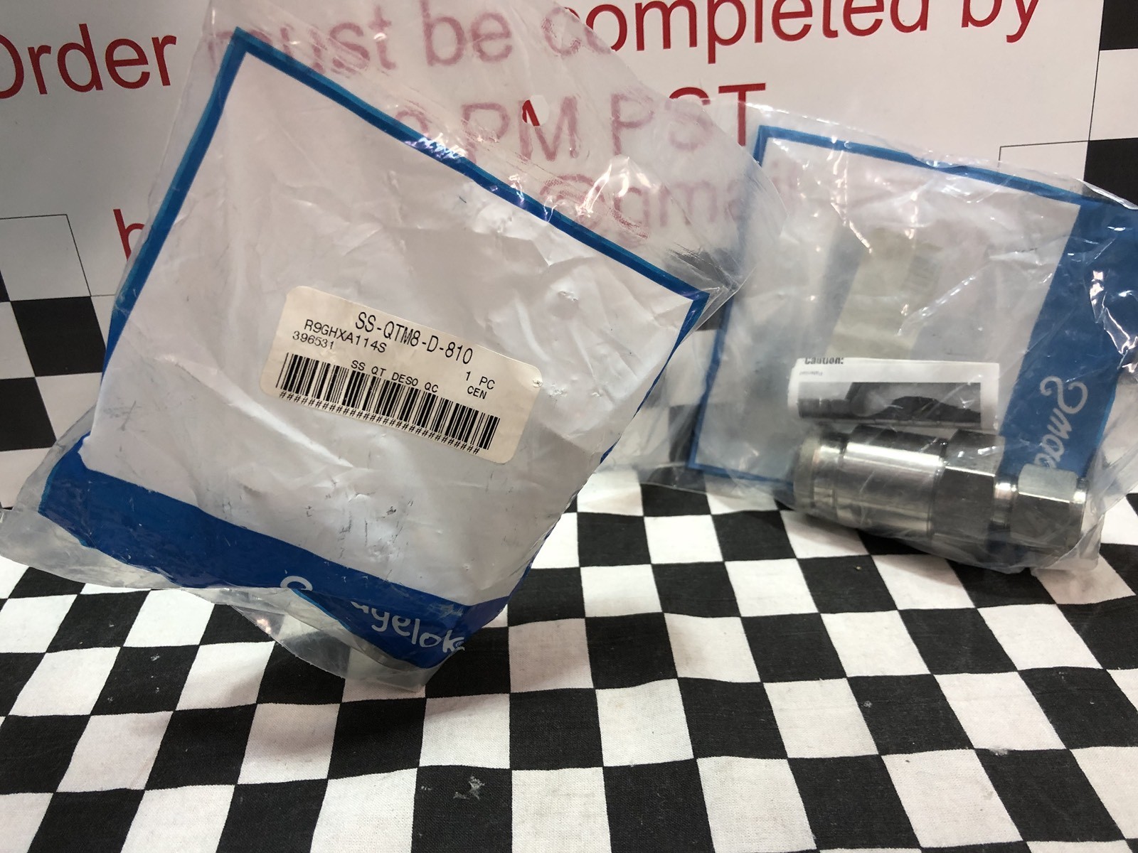 SWAGELOK SS-QTM8-D-810, Quick Connect STEM 1/2″, Lot Of 2 , SHIPSAMEDAY#1373D4