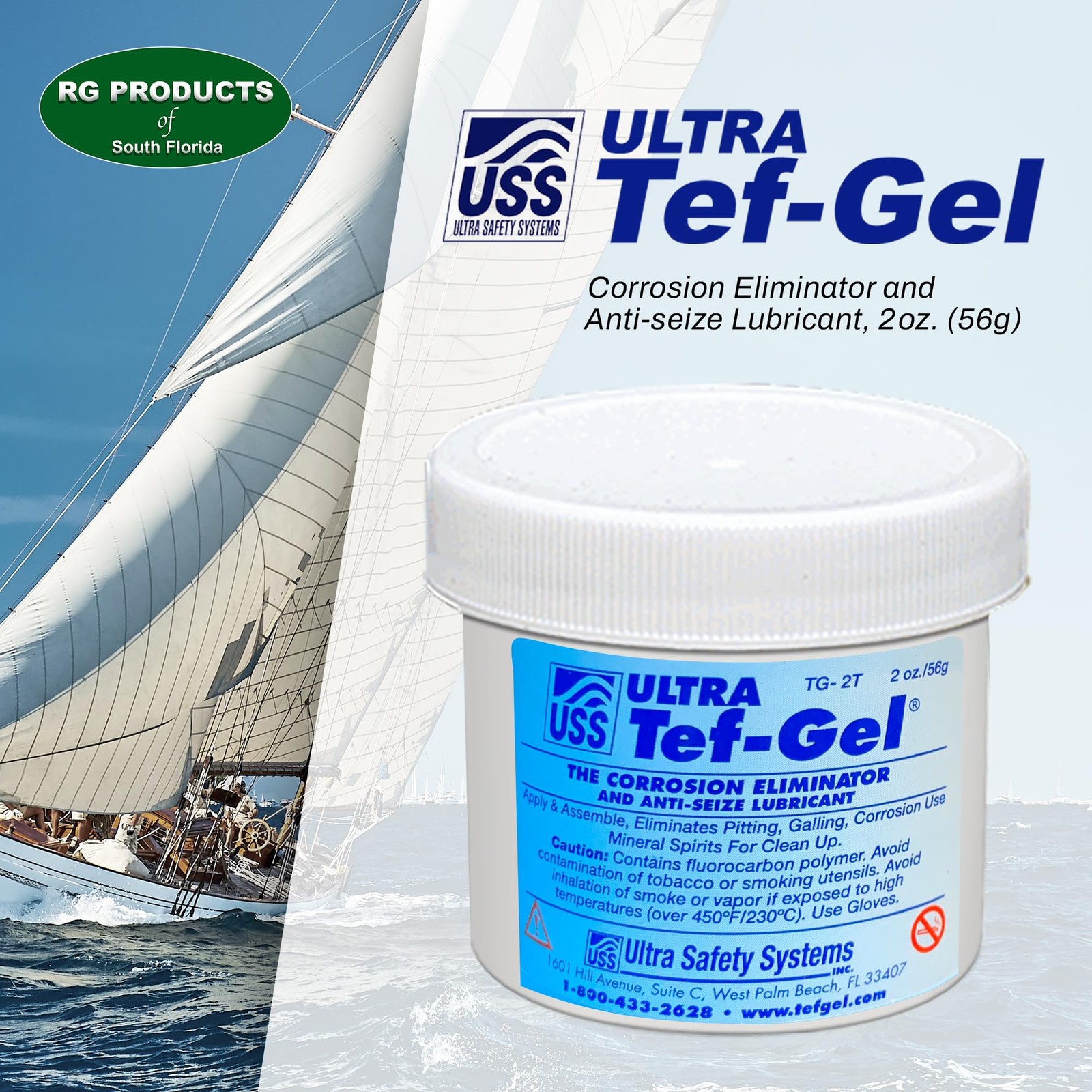 Anti-Corrosion Grease Stainless Steel Protection Sailboat Rigging Saltwater