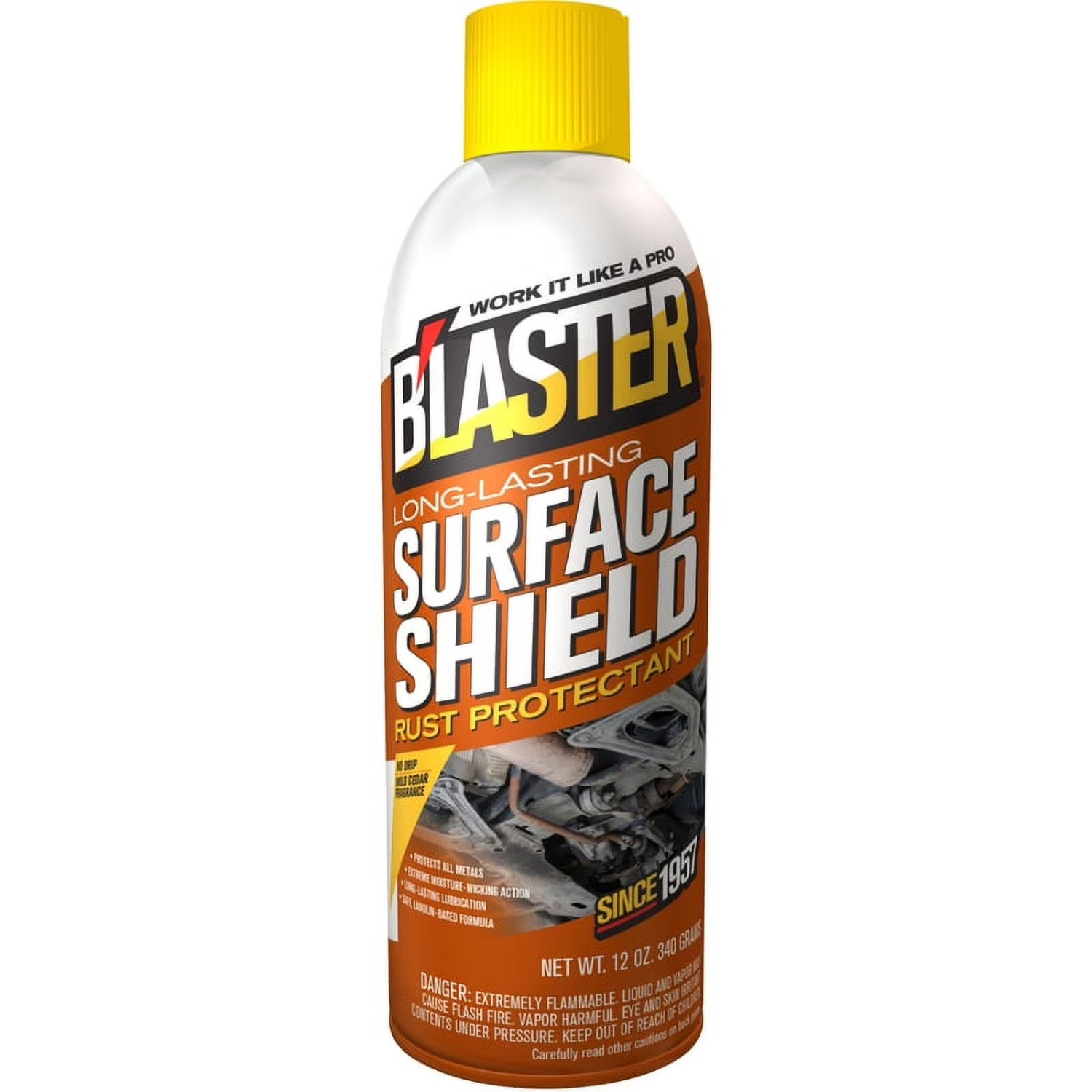 (3 Pack) Blaster Surface Shield Rust Protectant Lubricant Spray 12 Oz Corrosion