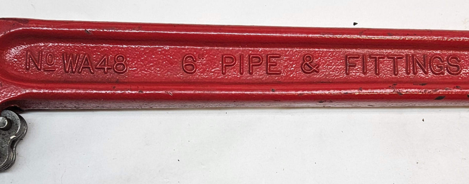REED WA48 CHAIN WRENCH HEAVY DUTY 6″ PIPE AND FITTINGS