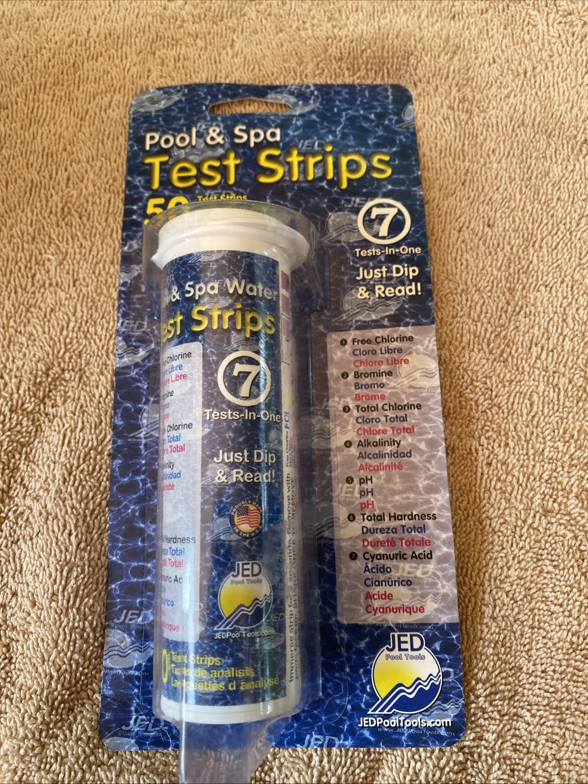 JED Pool Tools 00-IT492-01 Insta-Test 7 Way Pool Water Test Kit