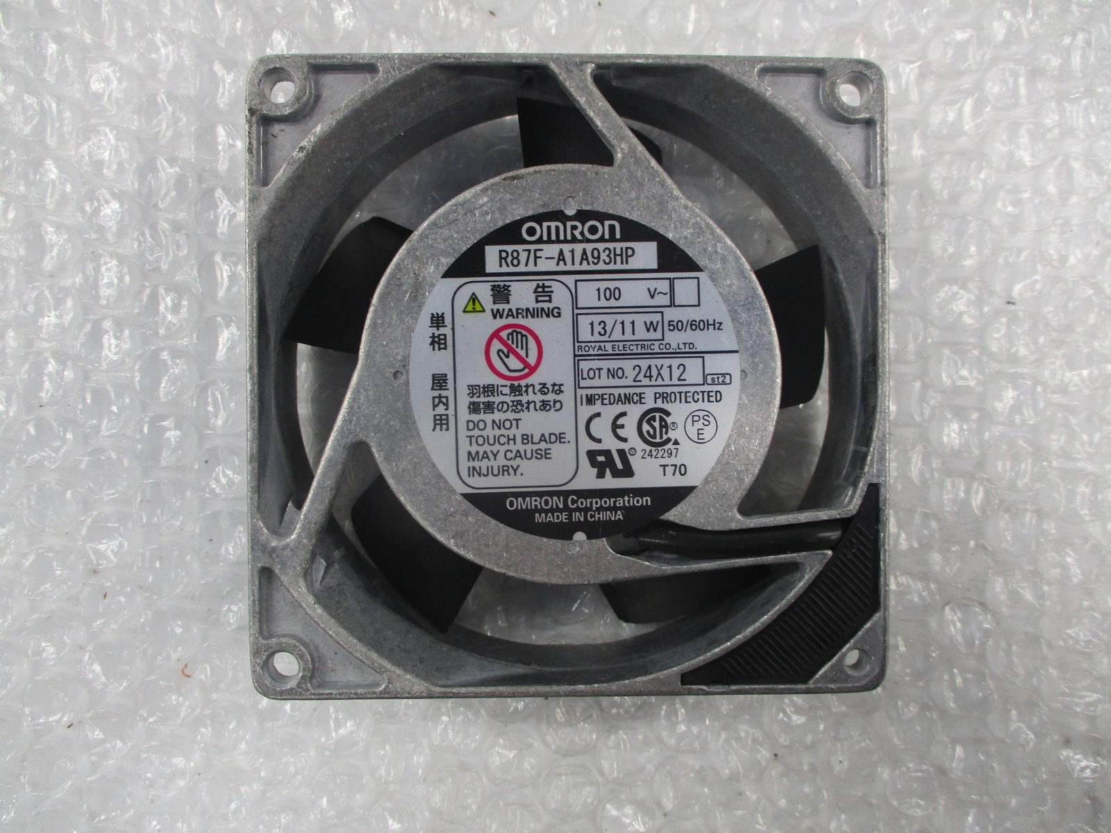OMRON R87F-A1A93HP FAN NSNP
