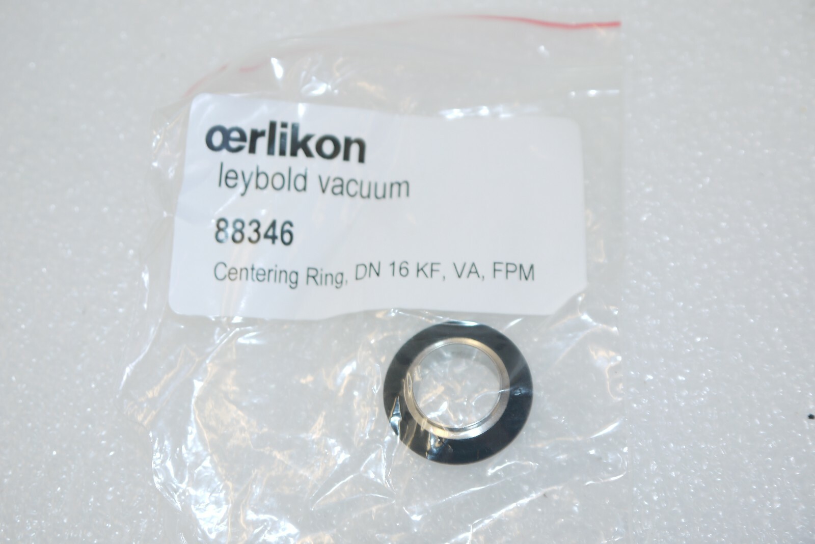KURT J LESKER OERLIKON LEYBOLD QF16-075-SRV VACUUM CENTERING RING DN KF16 NEW