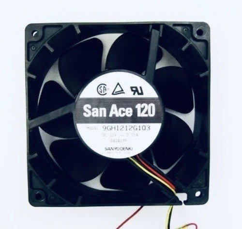 San Ace 120 DC Cooling Fan 9GH1212G103 – ships from Ohio