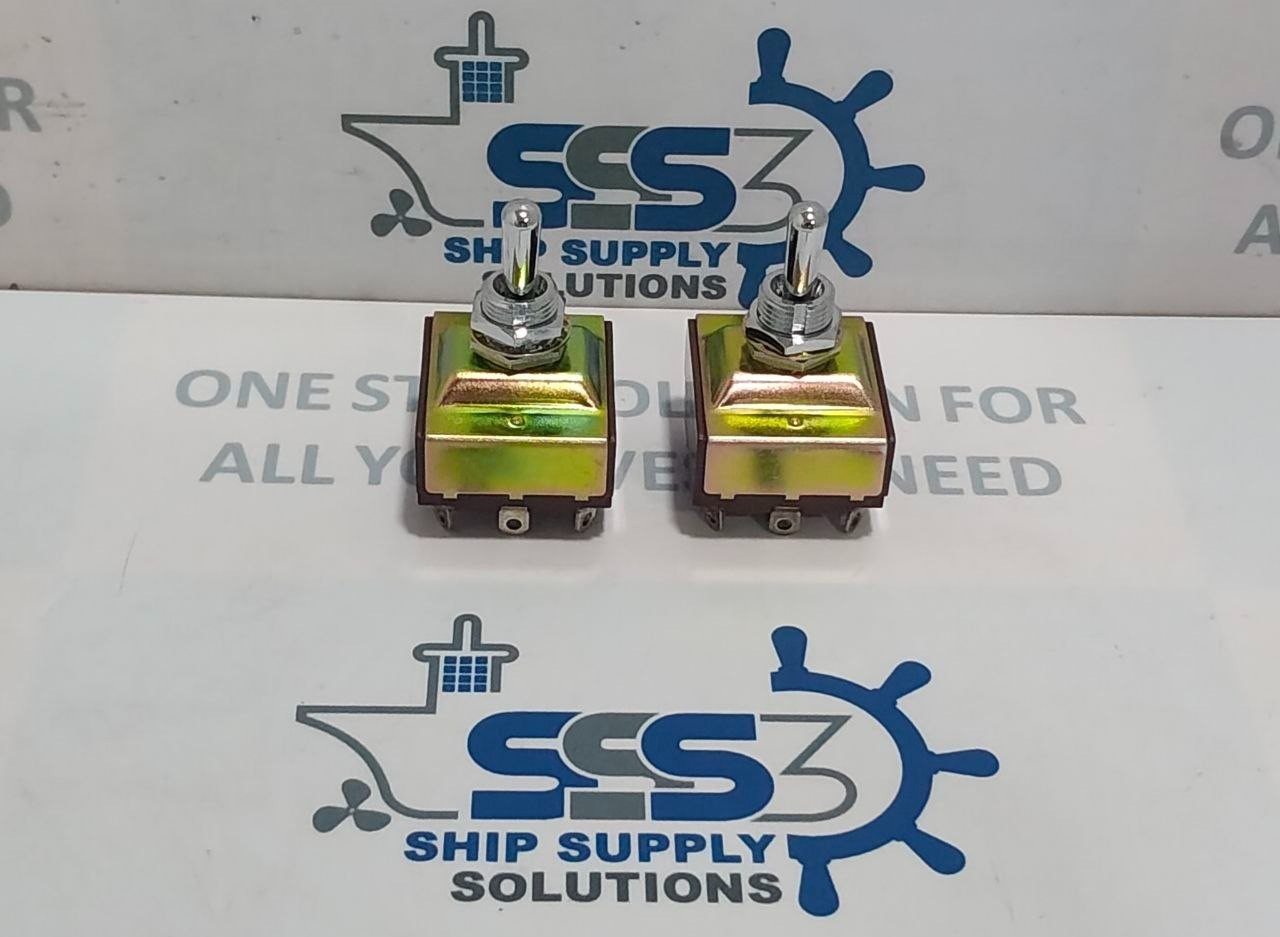 Nikkai S-31 Toggle Switch D-42821-1 25A 125V.AC 9A 250V.AC (Lot of 2 Pcs)