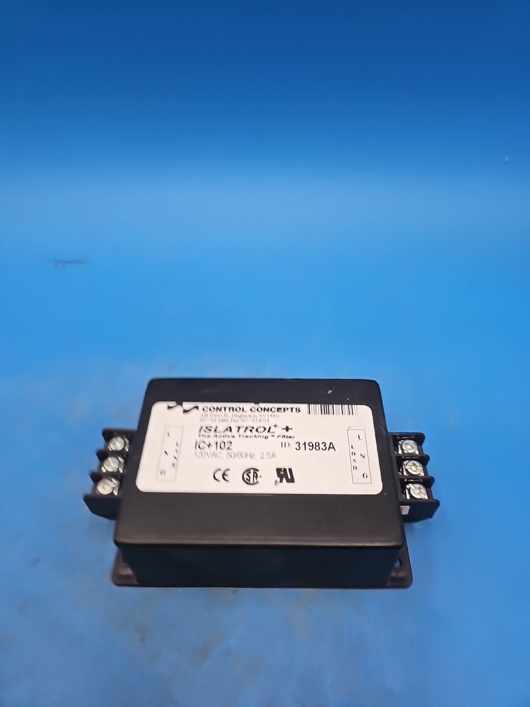 CONTROL CONCEPTS IC+102 Active Tracking Filter Module