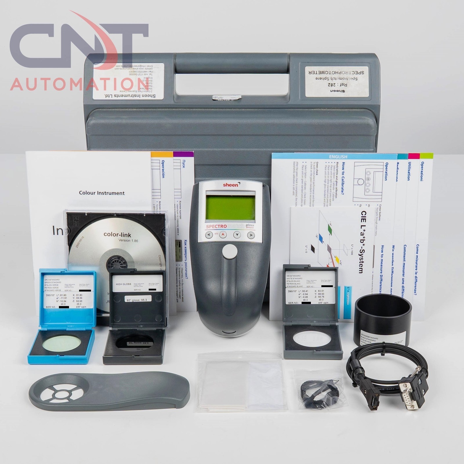 Sheen Spectromatch Sphere Gloss d/8° Spectrophotometer Kit w/ Calibration