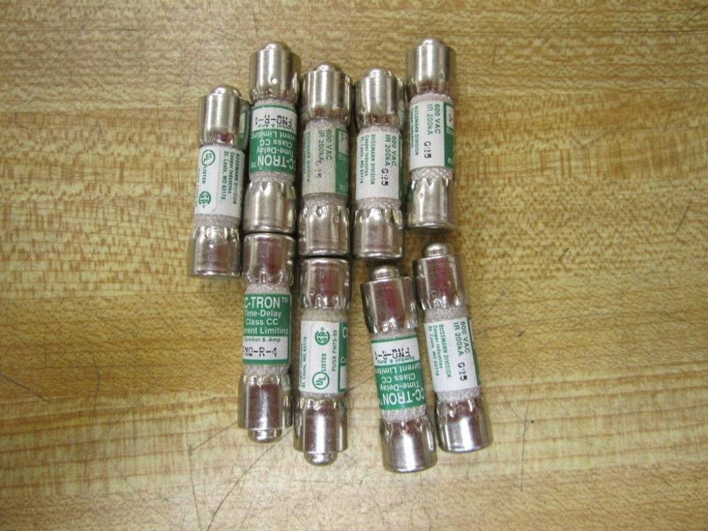 Bussmann FNQ-R-4 Fuse FNQR4 CC-Tron Cooper (Pack of 9)