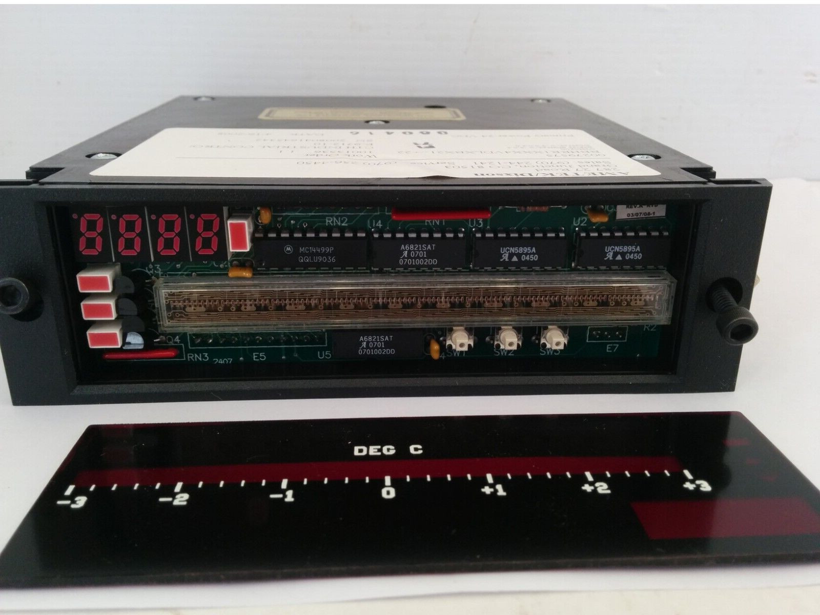 AMETEK DIXSON BBHRR1XXX4VDLXBX21-/+22 BARGRAPH METER, -3 TO +3, NIB