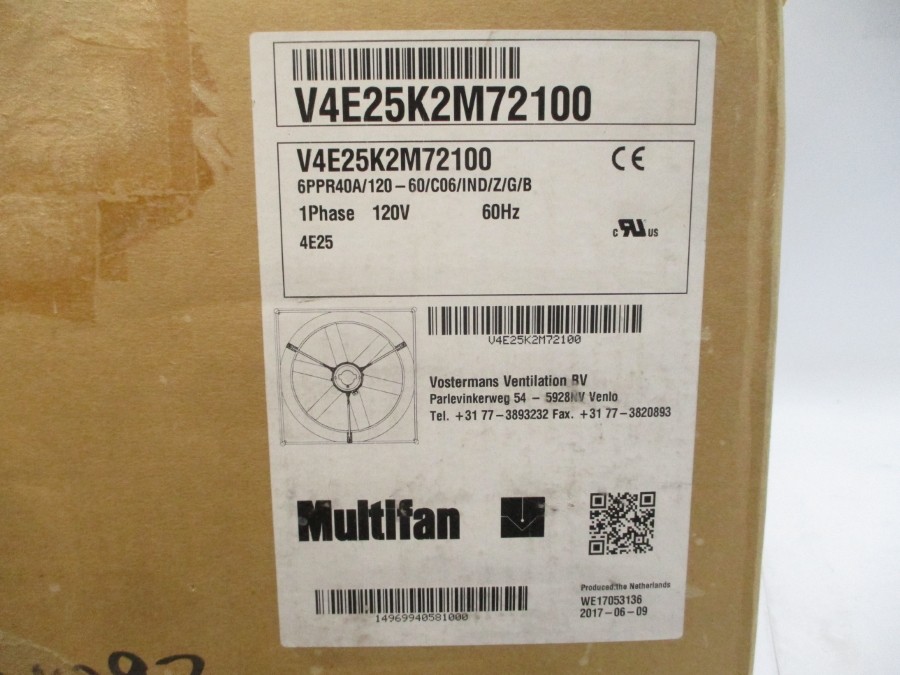 VOSTERMANS V4E25K2M72100 4E25 120V 1.0A NSMP
