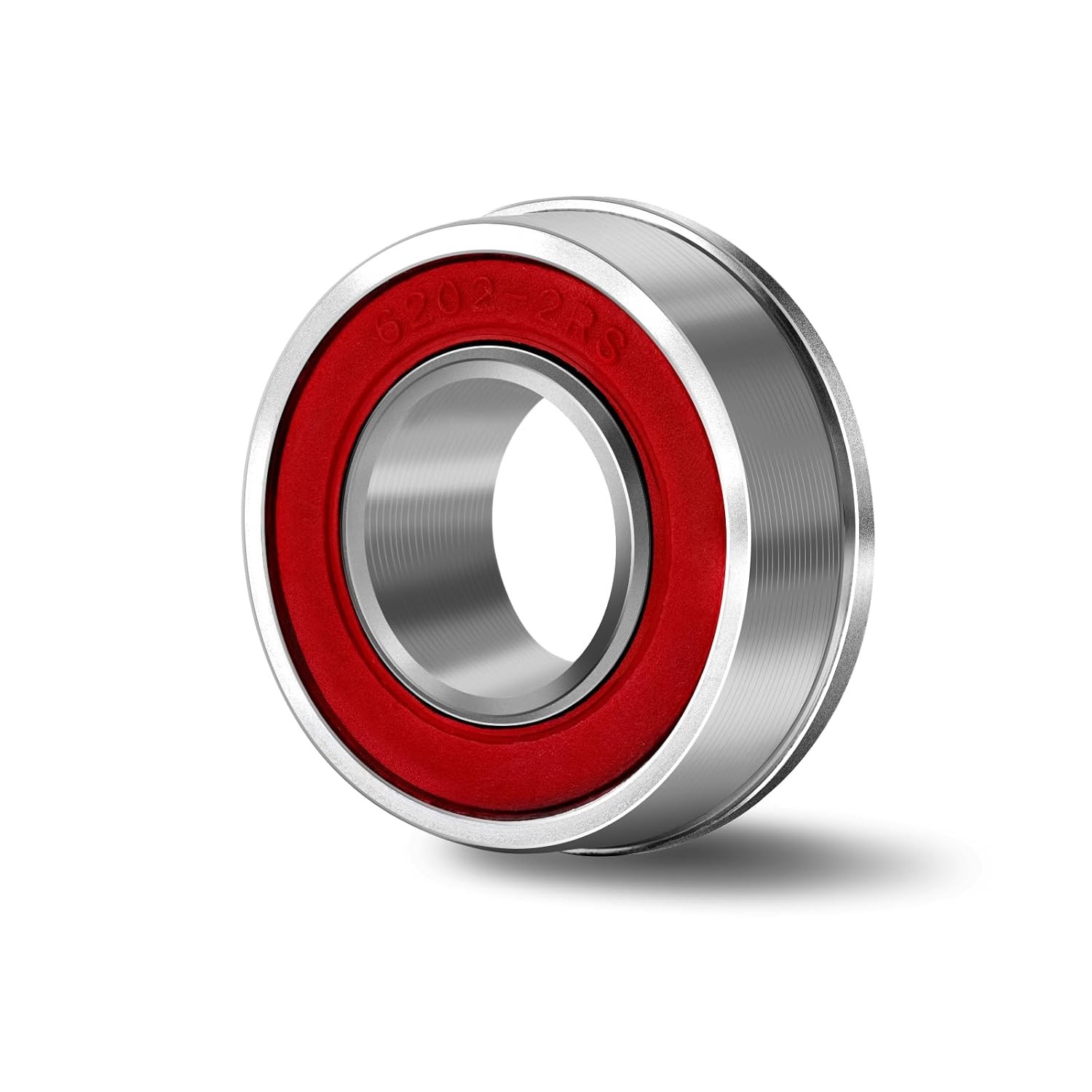 XiKe 4 Pcs Flanged Ball Bearings ID 5/8″ x OD 1-3/8″, Applicable for Lawn Mower,
