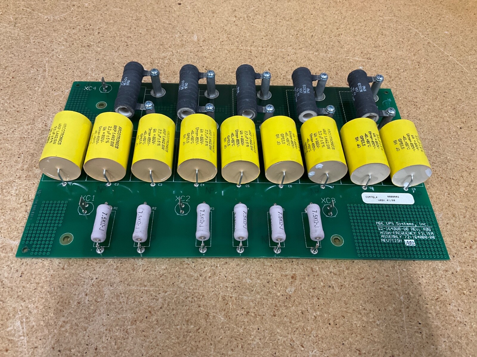 MGE UPS Systems High Frequency Filter 62-164008-00 REV A00