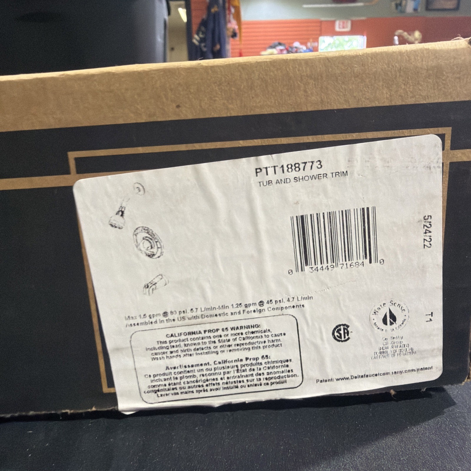 Peerless PTT188773 Tub and Shower Trim Kit