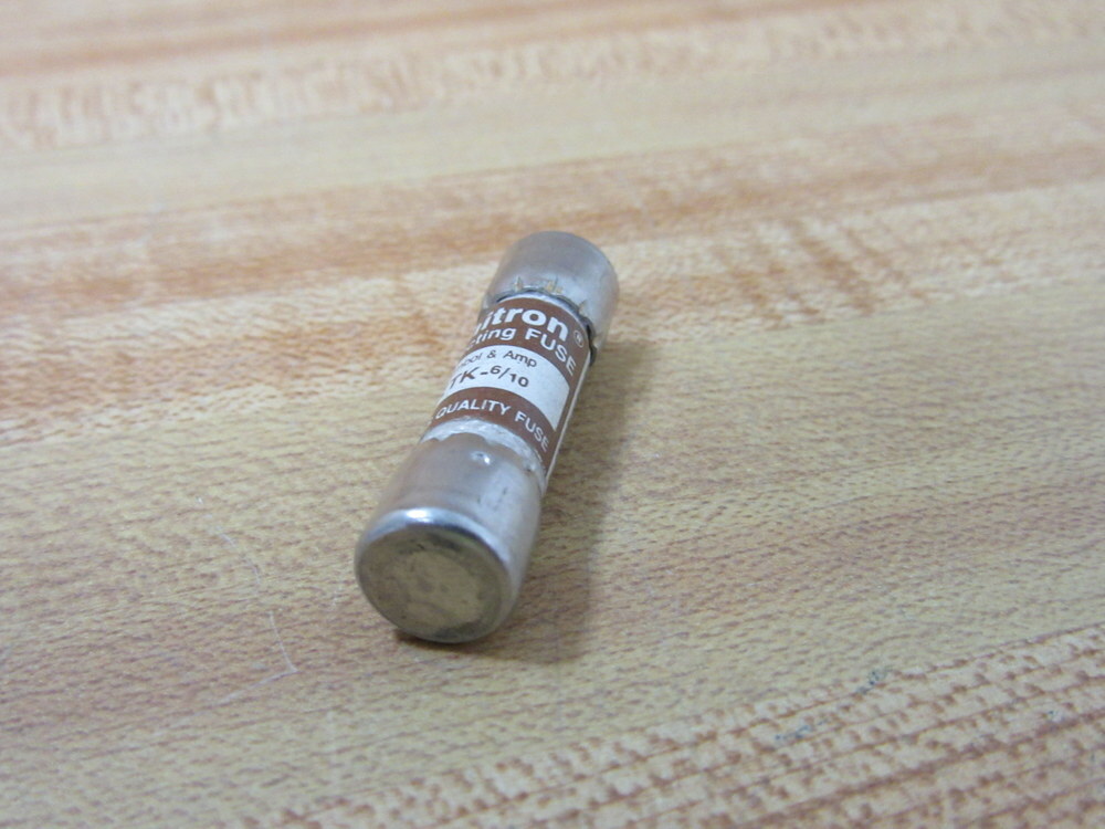 Bussmann KTK-6/10 Limitron Fast-Acting Fuse Cooper KTK6/10 (Pack of 8)