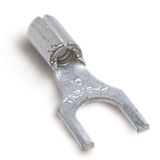 Thomas & Betts Sta-Kon B14-6F 18-14 Awg Non-Insulated Fork Terminal #6 Pk100