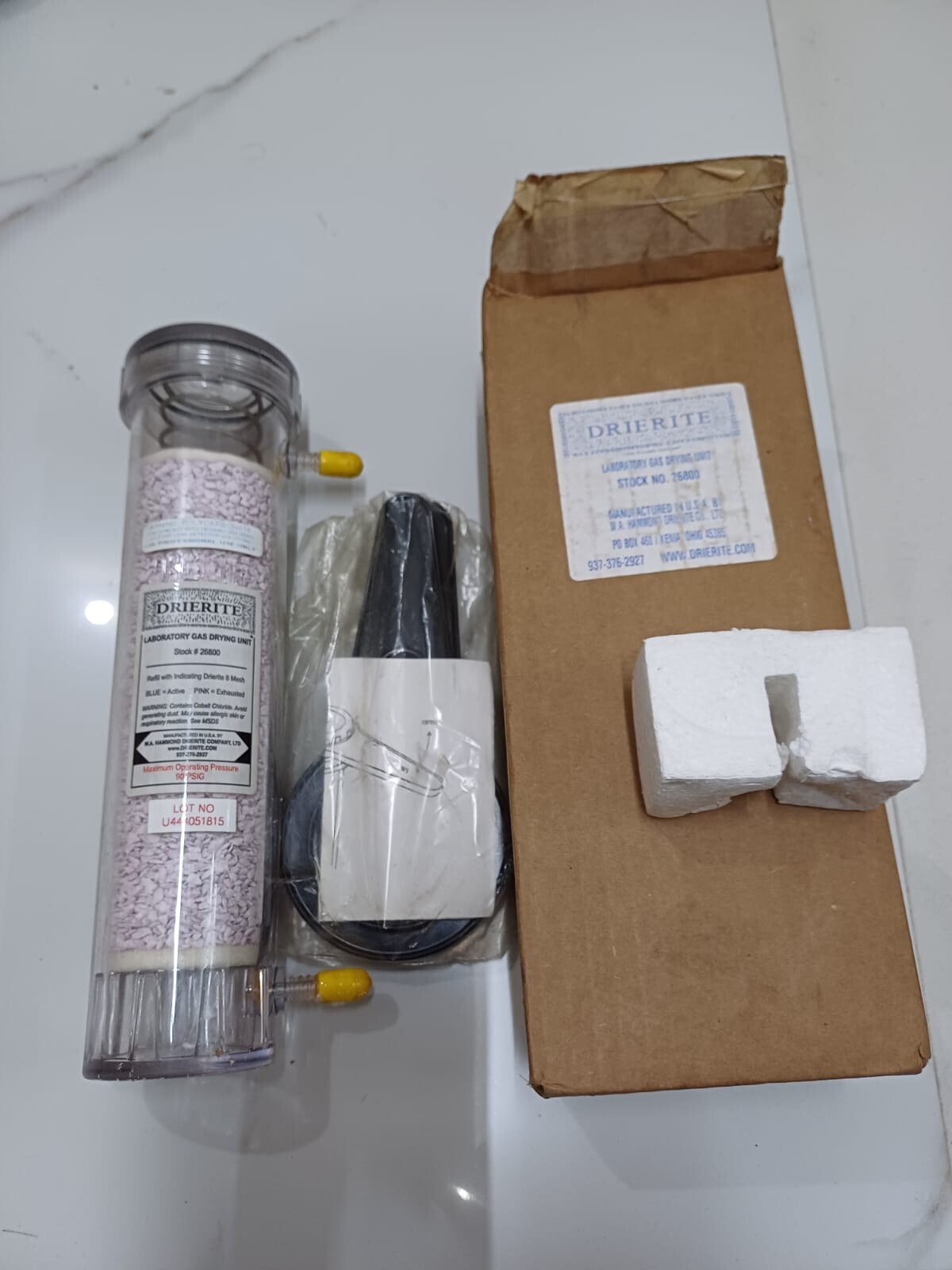 W.A Hammond Drierite Laboratory Gas Drying Unit, stock# 26800