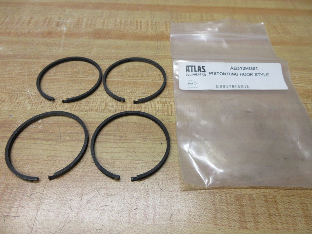 Atlas Equipment AB312HG01 Piston Ring Hook Style (Pack of 12)