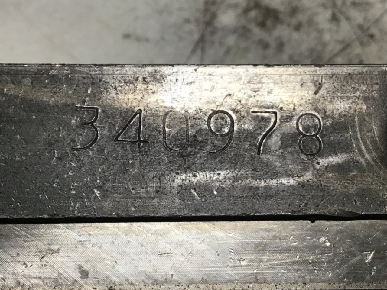 VAN DORN Platen Shoe 340978 Used #142218