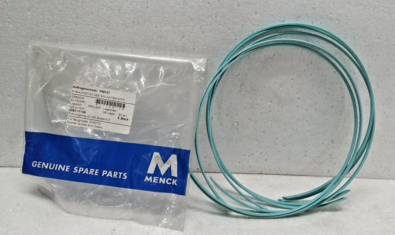 Menck 0297-11129 Guide Ring ID 240 Width 5.5 Genuine Spare Parts Lot of 5 Pc