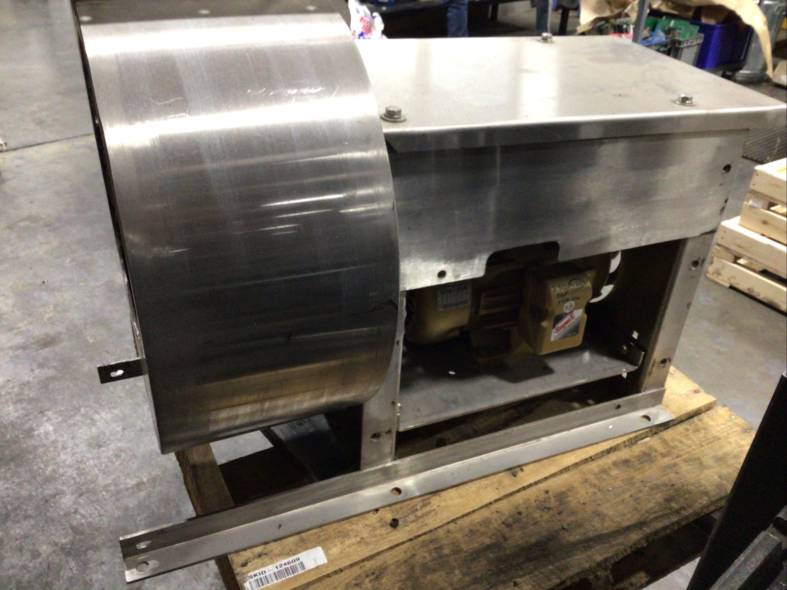 Alliance Corp Stainless Steel Exhaust Fan 13” In 9×13.5” Exhaust #5291TAWAT22