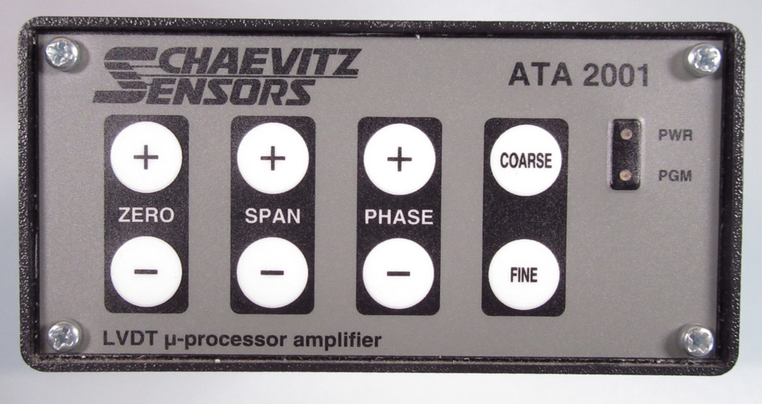 Schaevitz Sensors 02291327-000 LVDT Signal Conditione 110-120V ATA2001