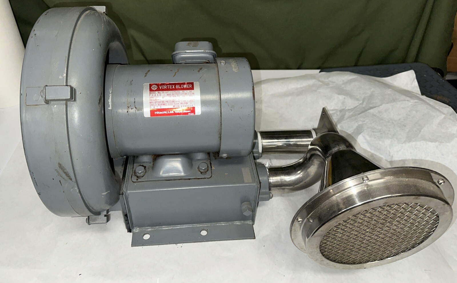 SPENCER VORTEX BLOWER VB-007-E, Hitachi Ltd