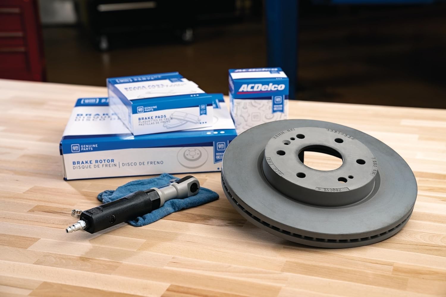 Silver Front Brake Rotor 18A2601A | GM 19255510 Brake Rotors for Select Pontiac