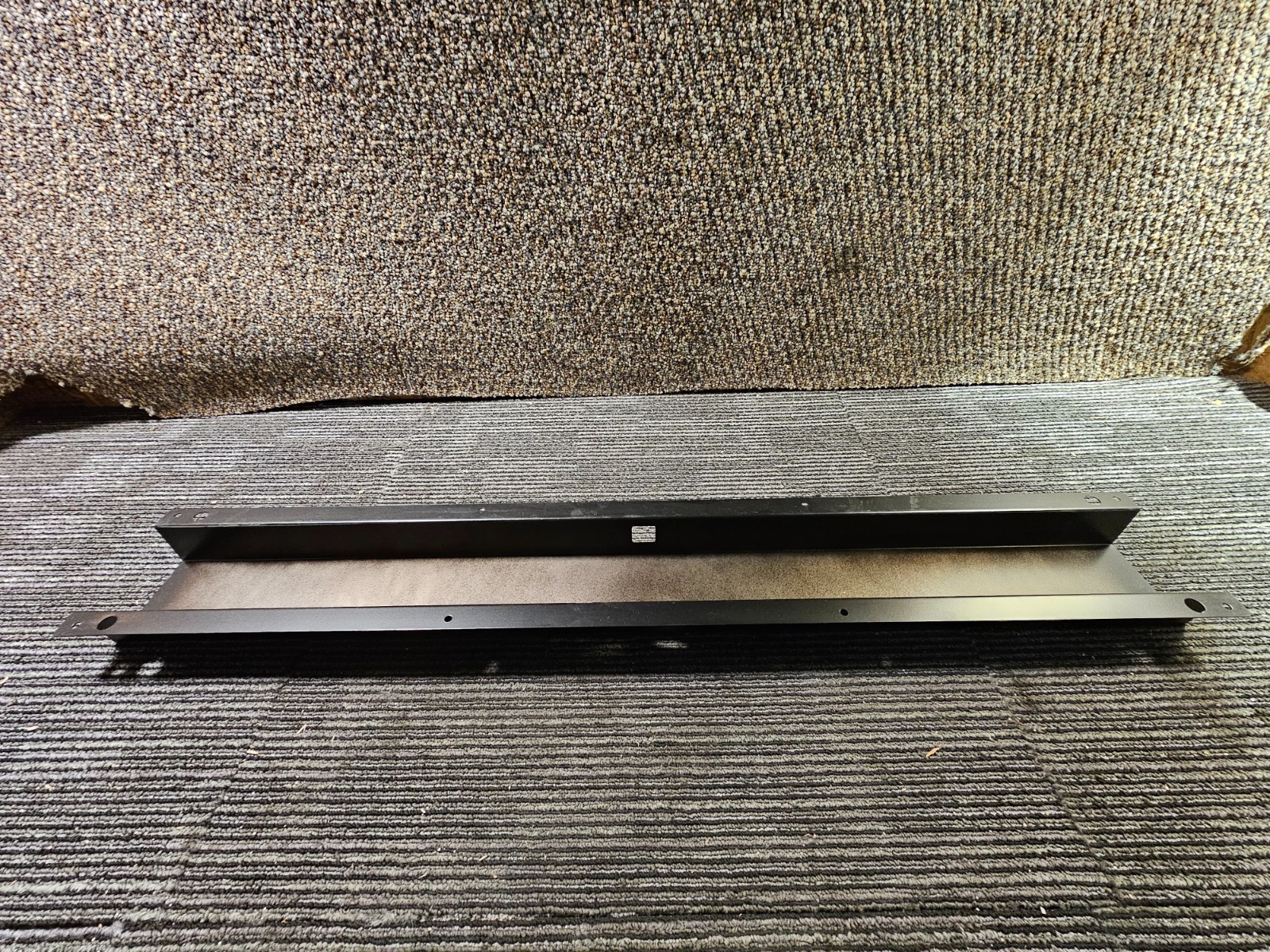 Channel Hat 48 inch to 66 inch,Actual Size 36.5″ X 4″ Steel Black 78843-BLK-PC