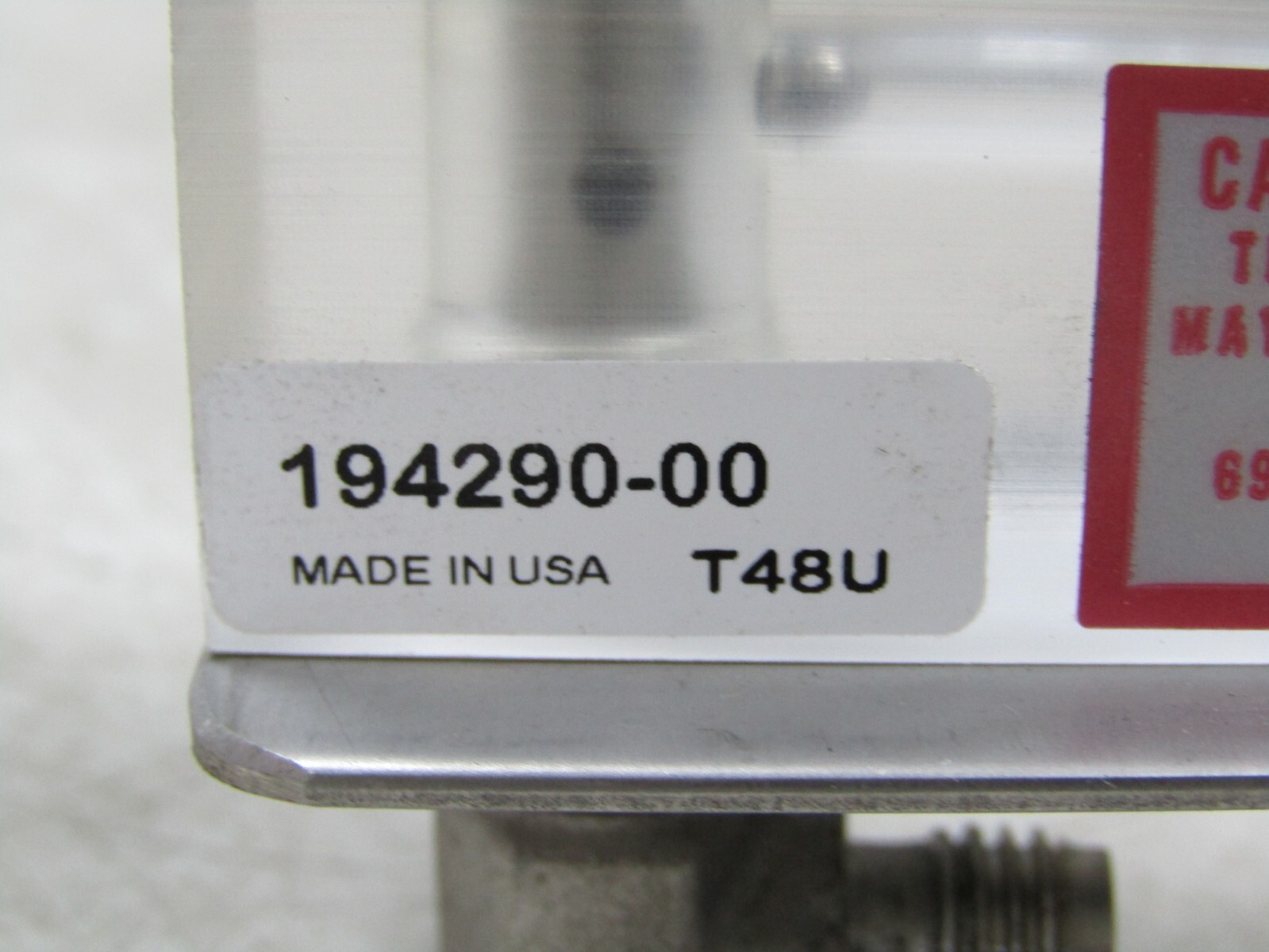 💥GAS FLOW METER 1000-2000 CC/MIN 194290-00