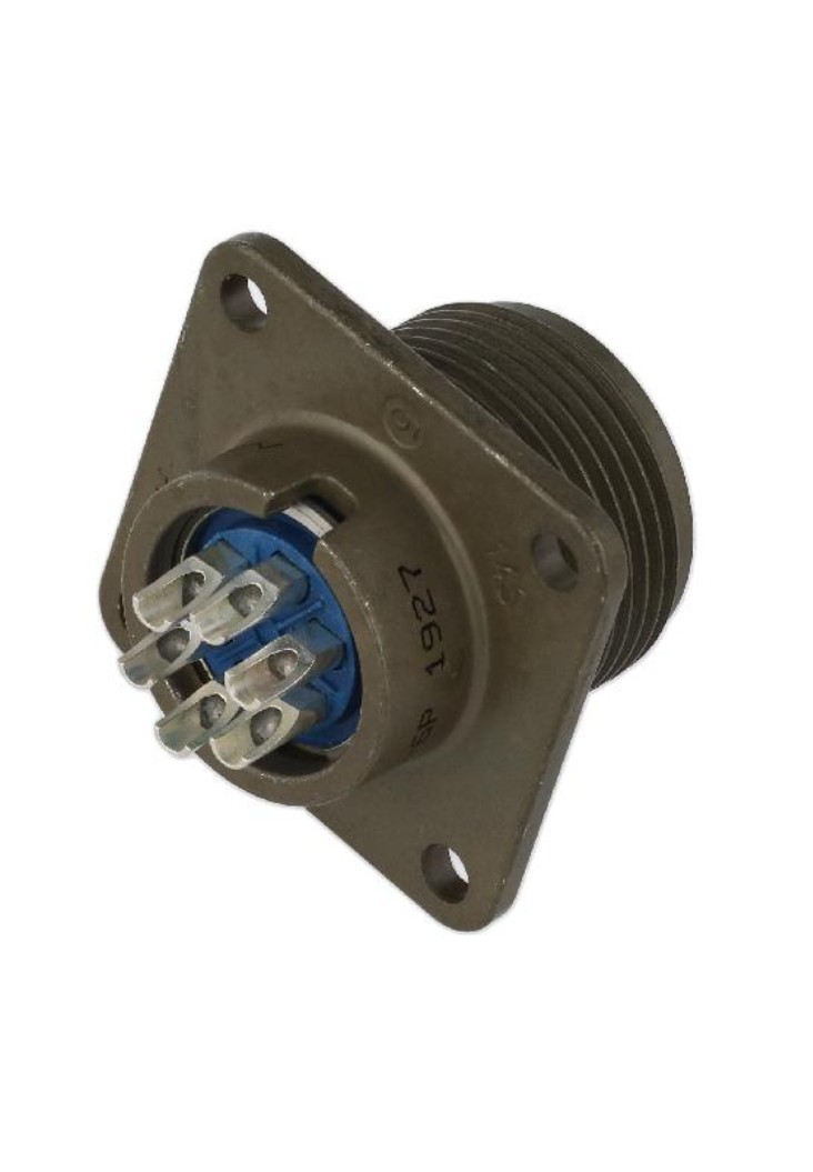 Amphenol 97-3102A-14S-06P 6-Pin Chassis Mount Male Receptacle BRAND NEW IN BAG!