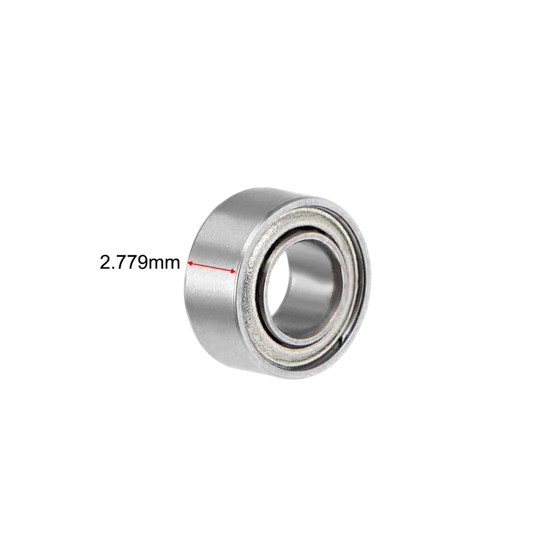 R144ZZ Deep Groove Ball Bearing 1/8″x1/4″x7/64″ Double Shielded ABEC-3 Bearings