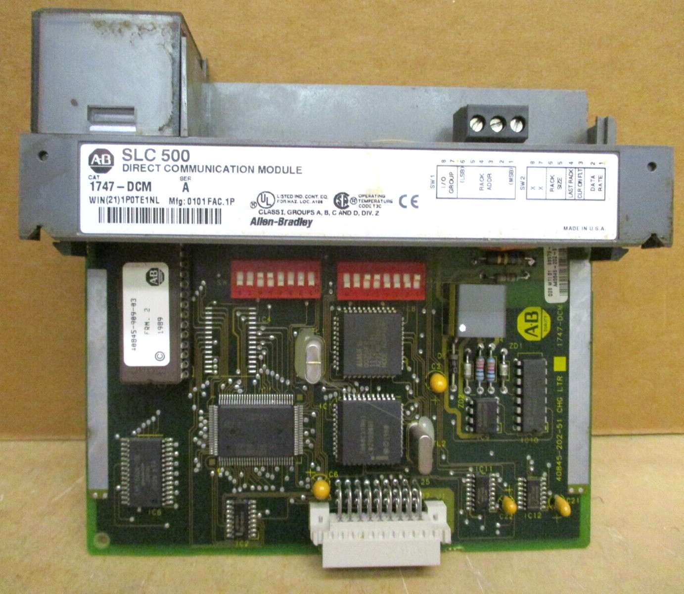 Allen-Bradley SLC 500 1746-P3 Ser A SLC 5/04 CPU 1747-L542 48677GN