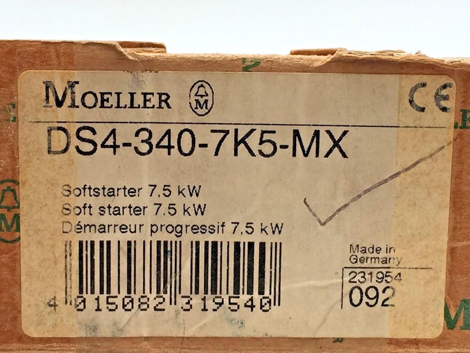 Moeller DS4-340-7K5-MX Softstarter 7.5 kW 400V 110-500V Soft Starter